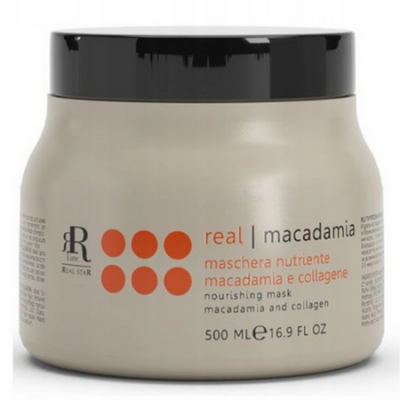 RR Line Maska nawilżająca Macadamia Star z olejem makadamia i kolagenem 500ml